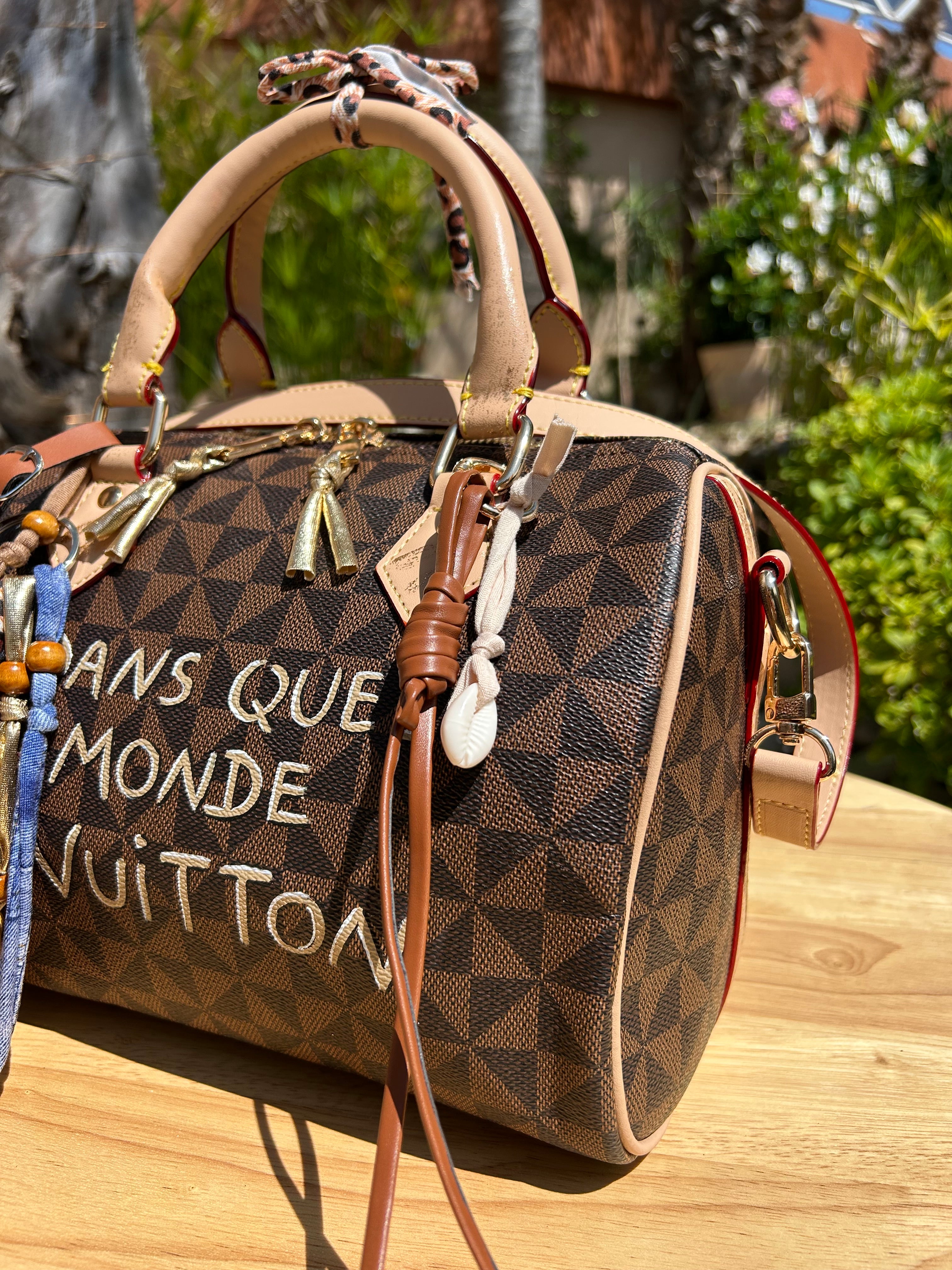 Sac Boston marron DQMV