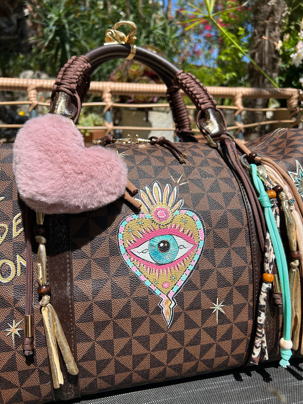Grand sac voyage CŒUR protecteur