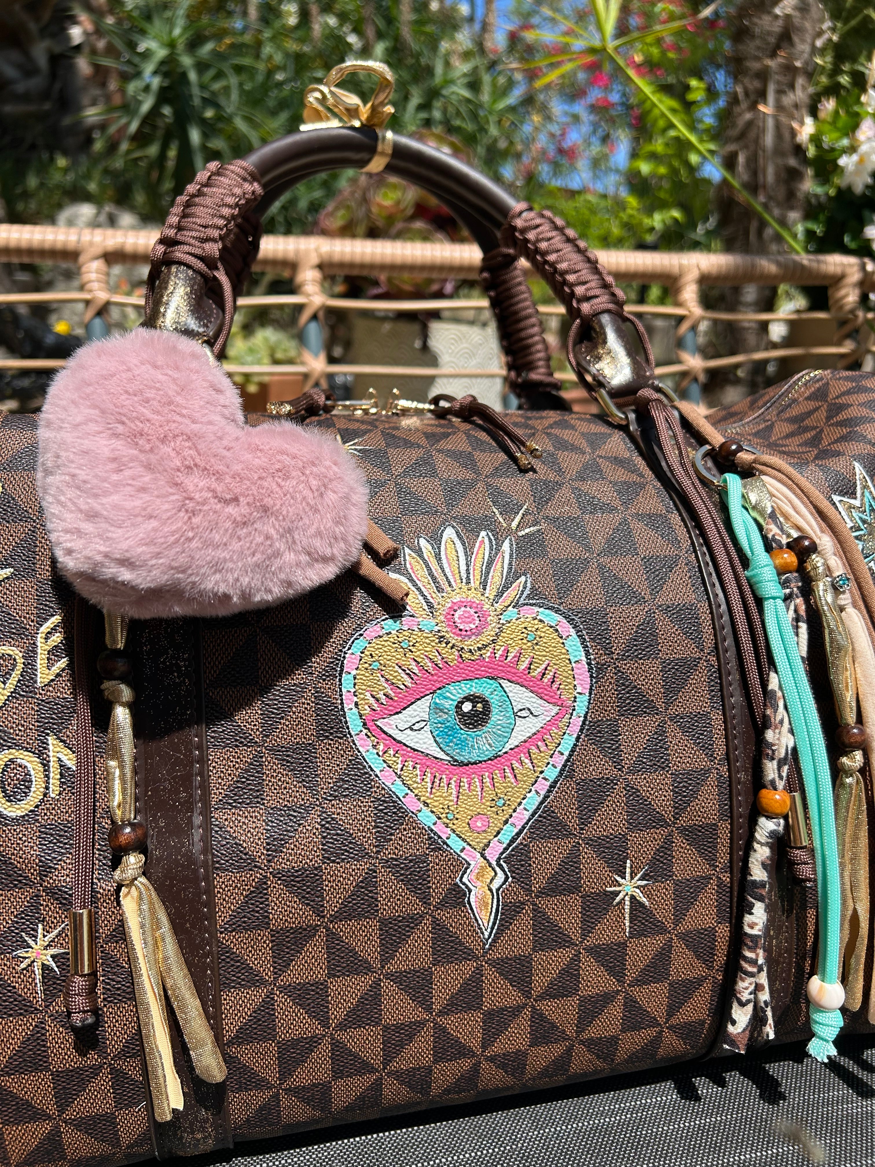 Grand sac voyage CŒUR protecteur