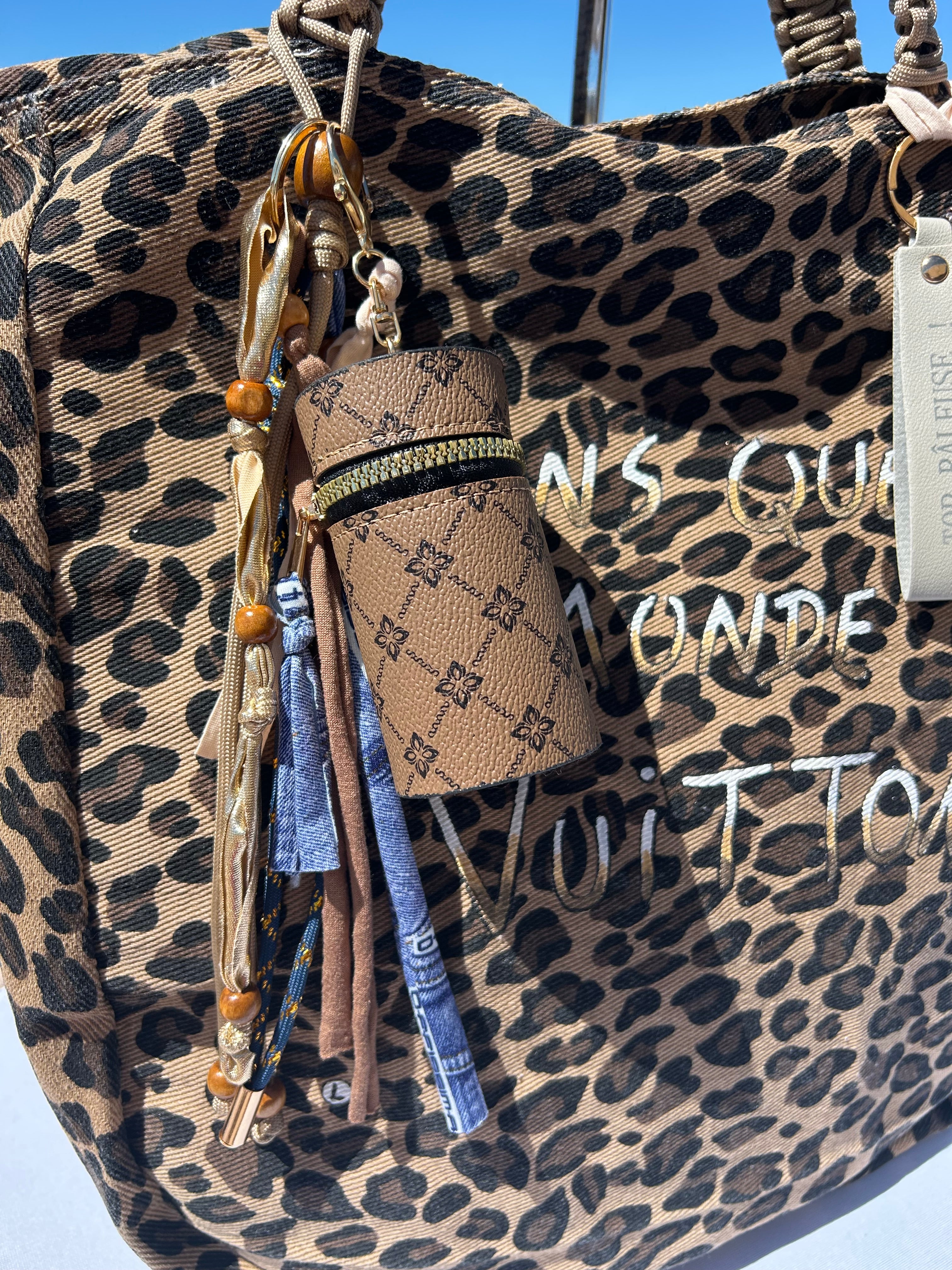 Grand SAC toile léopard DQMV