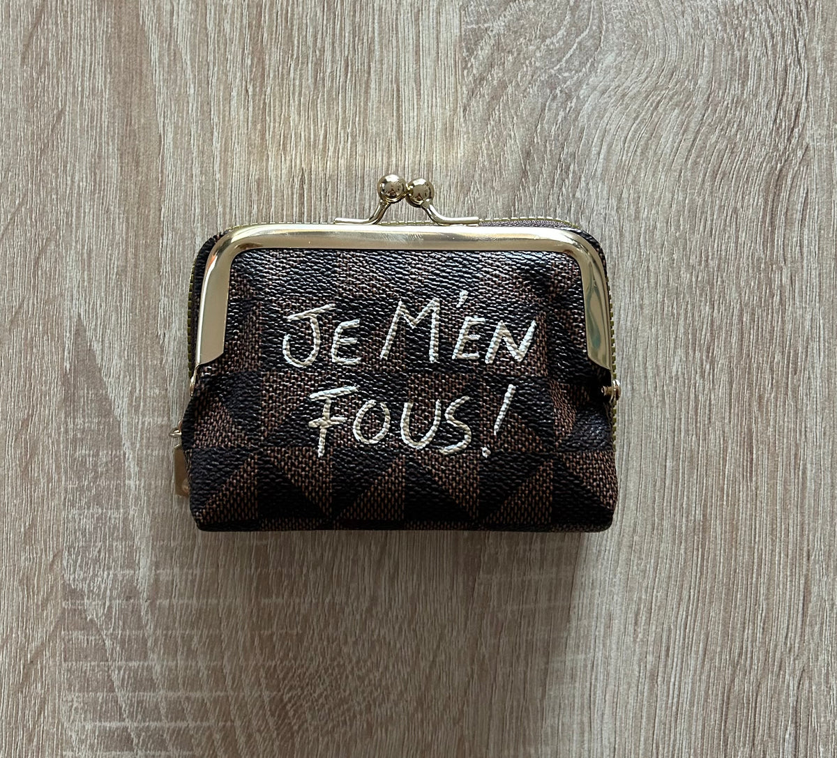 Porte-monnaie / cartes JE M’EN FOUS !