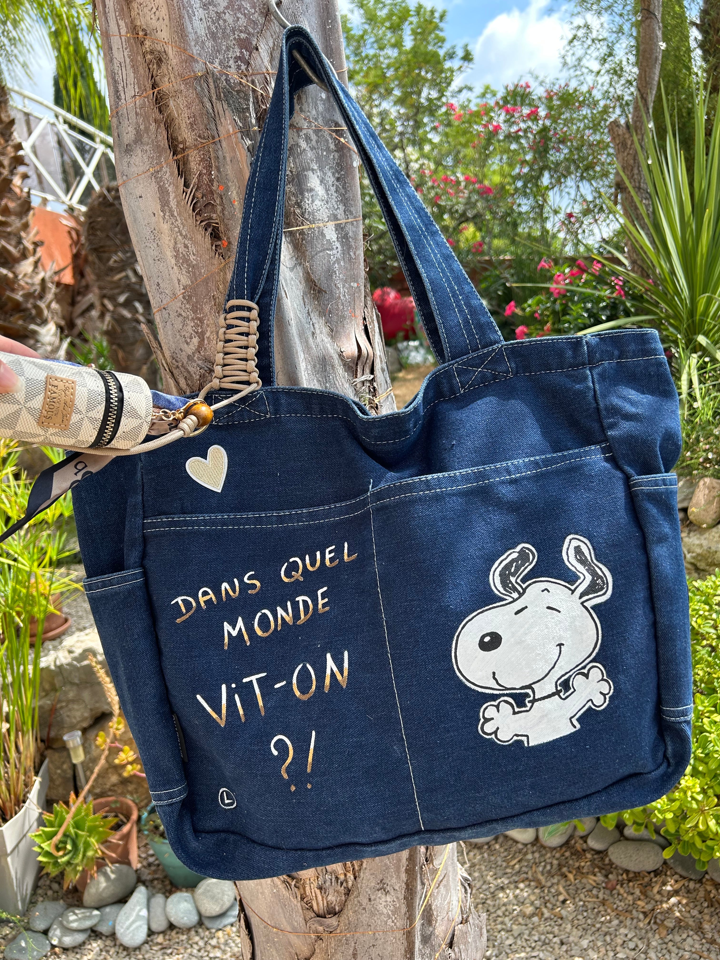 Grand sac jean SNOOP