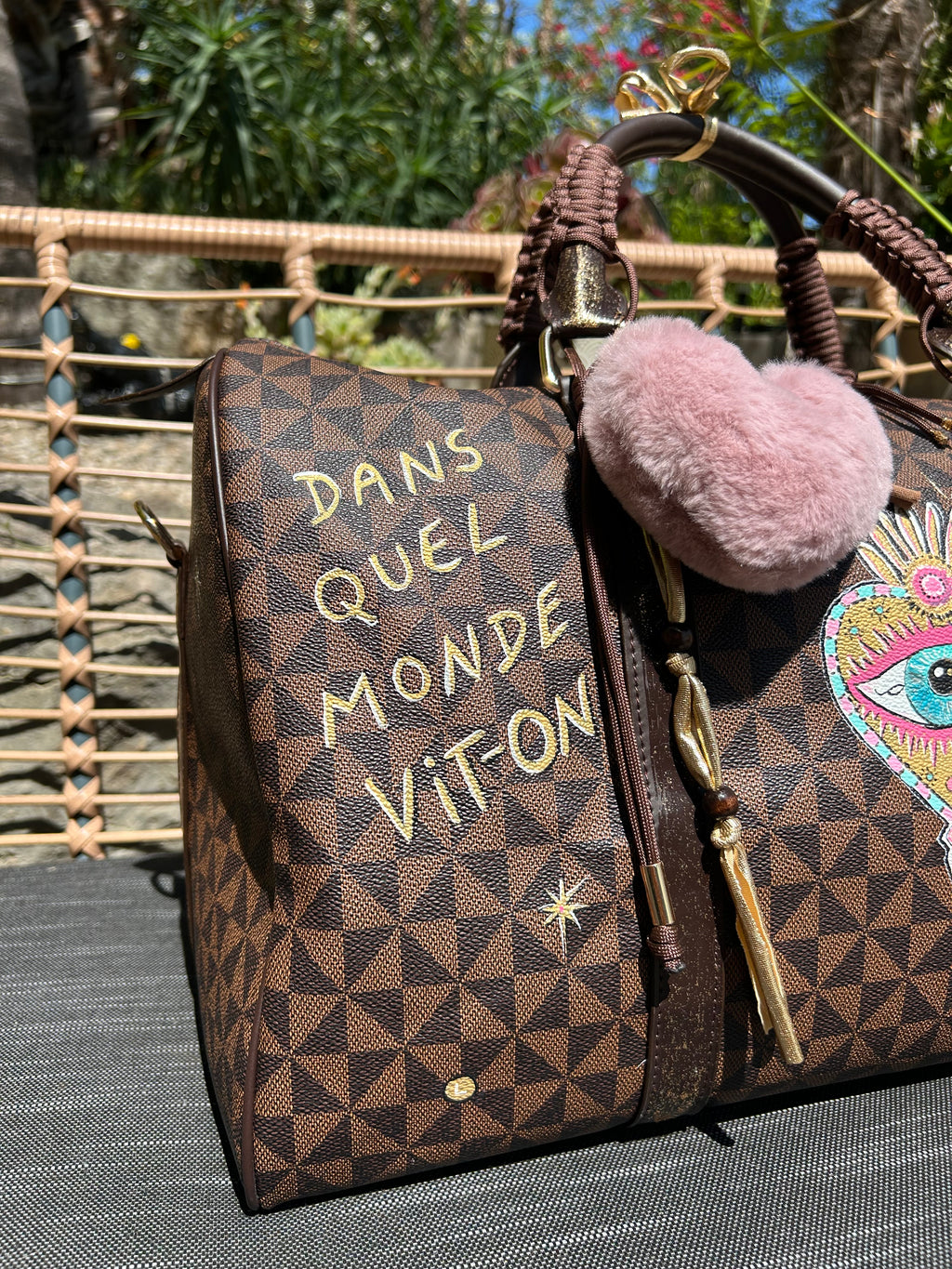 Grand sac voyage CŒUR protecteur