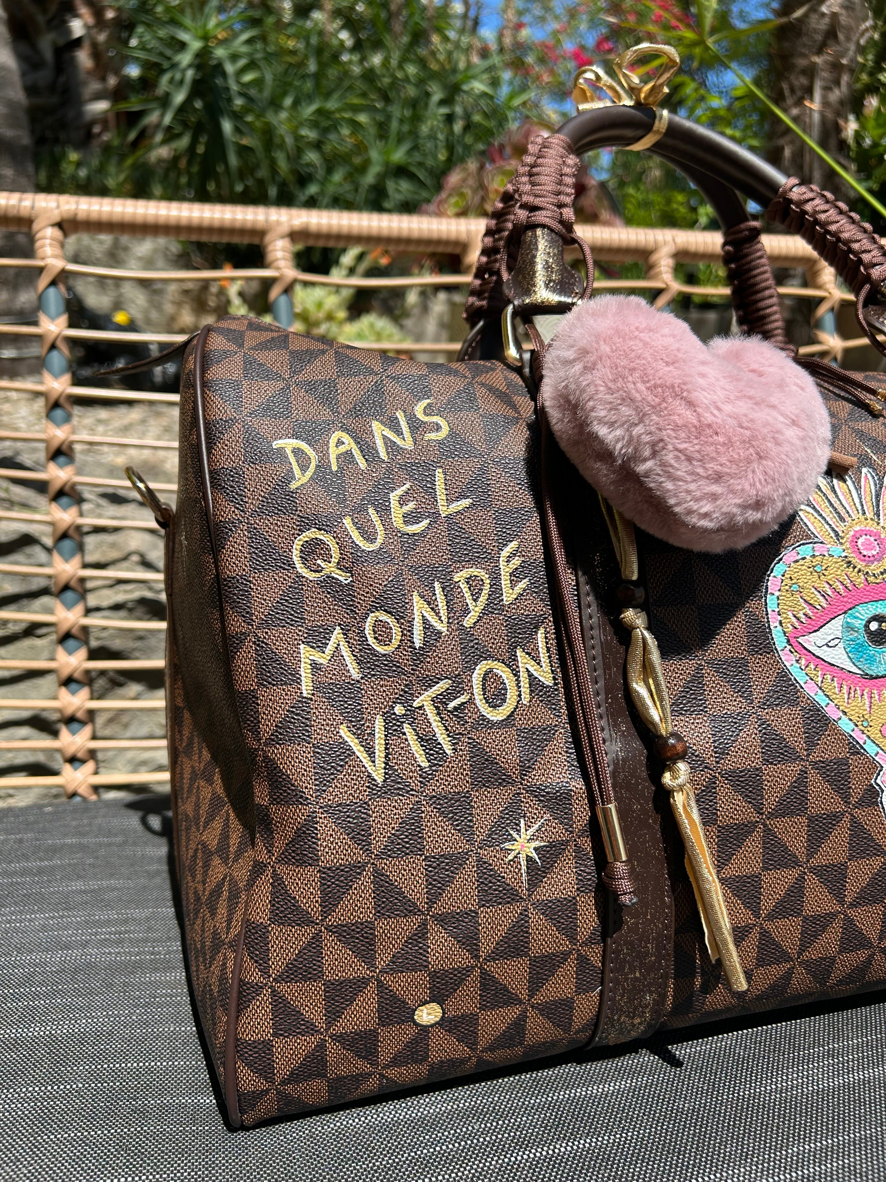 Grand sac voyage CŒUR protecteur
