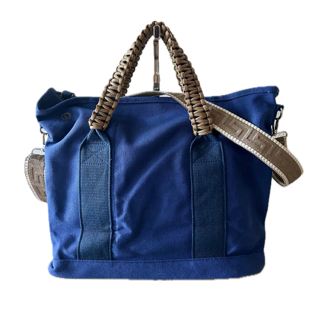 Grand sac toile bleu marine LOVE