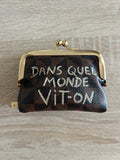 Porte-monnaie / cartes marron