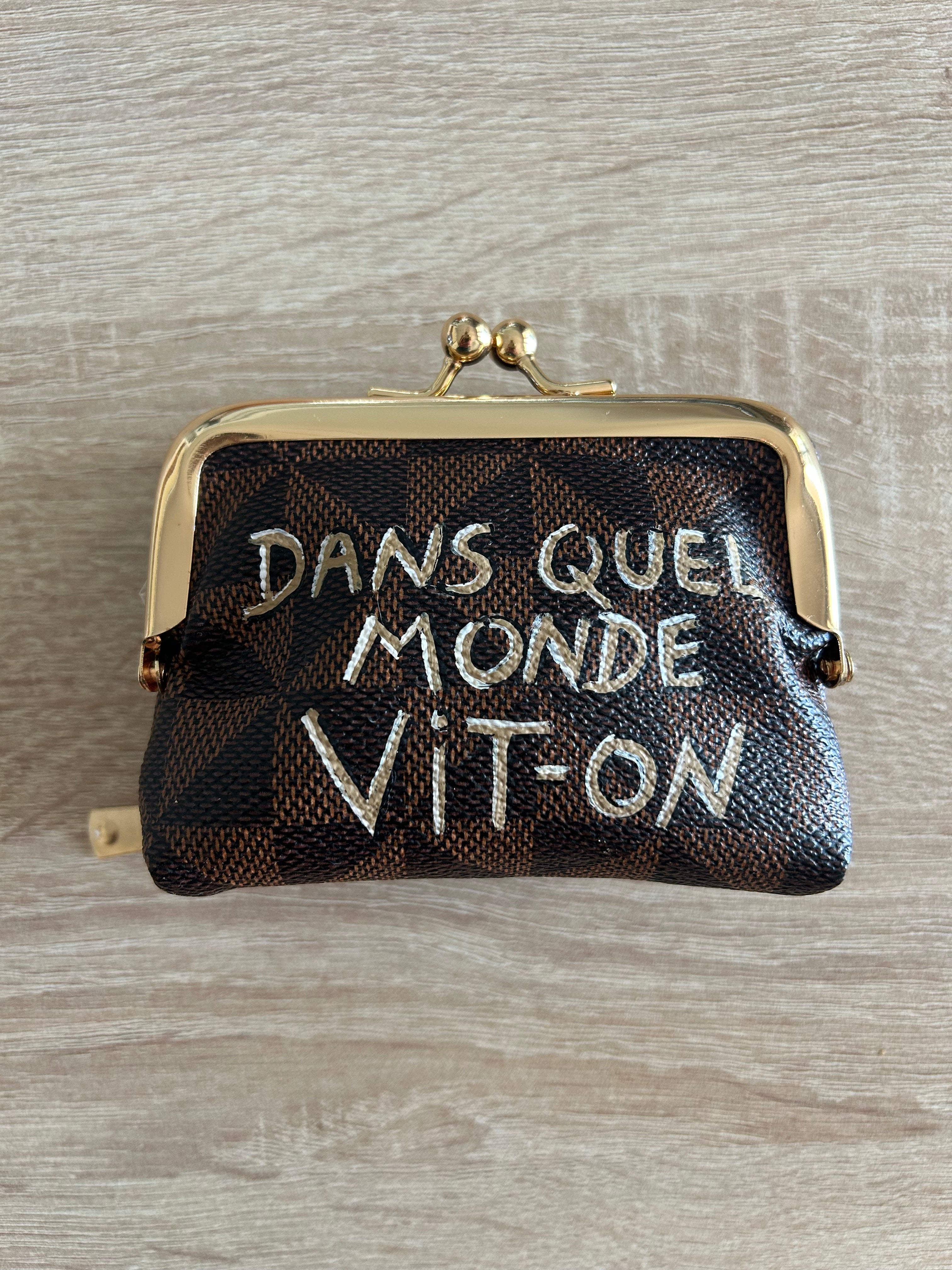 Porte-monnaie / cartes marron