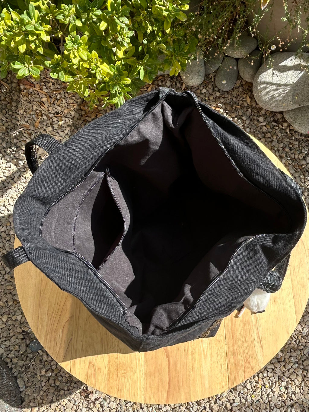 Grand SAC toile noire ÉTOILE