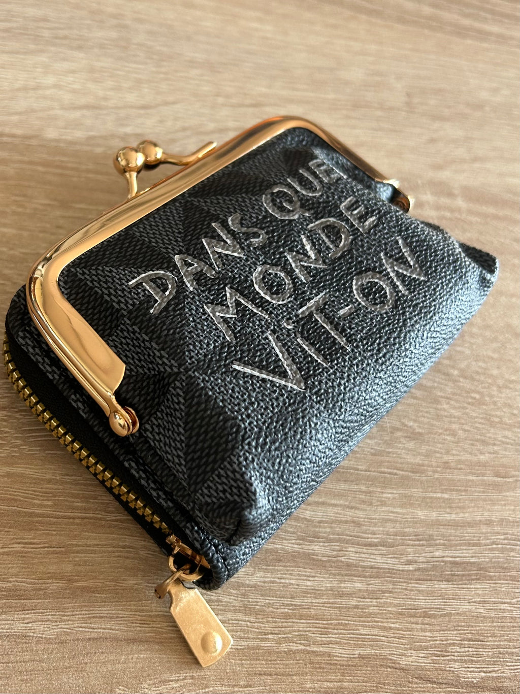 Porte-monnaie / cartes noir DQM vit-on