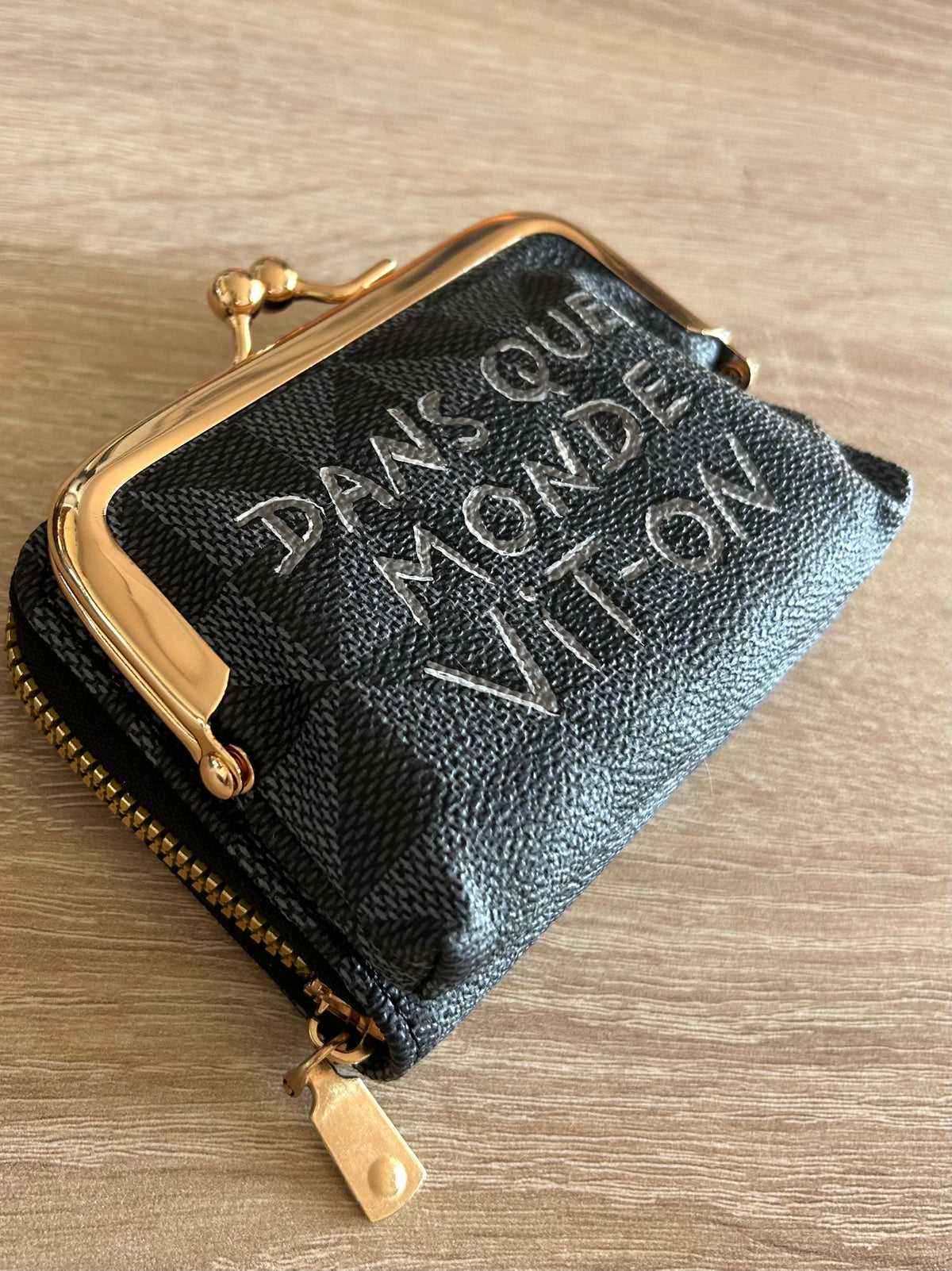Porte-monnaie / cartes noir DQM vit-on