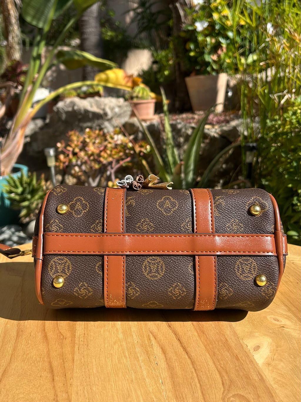 Petit sac Œil - feuille d’or
