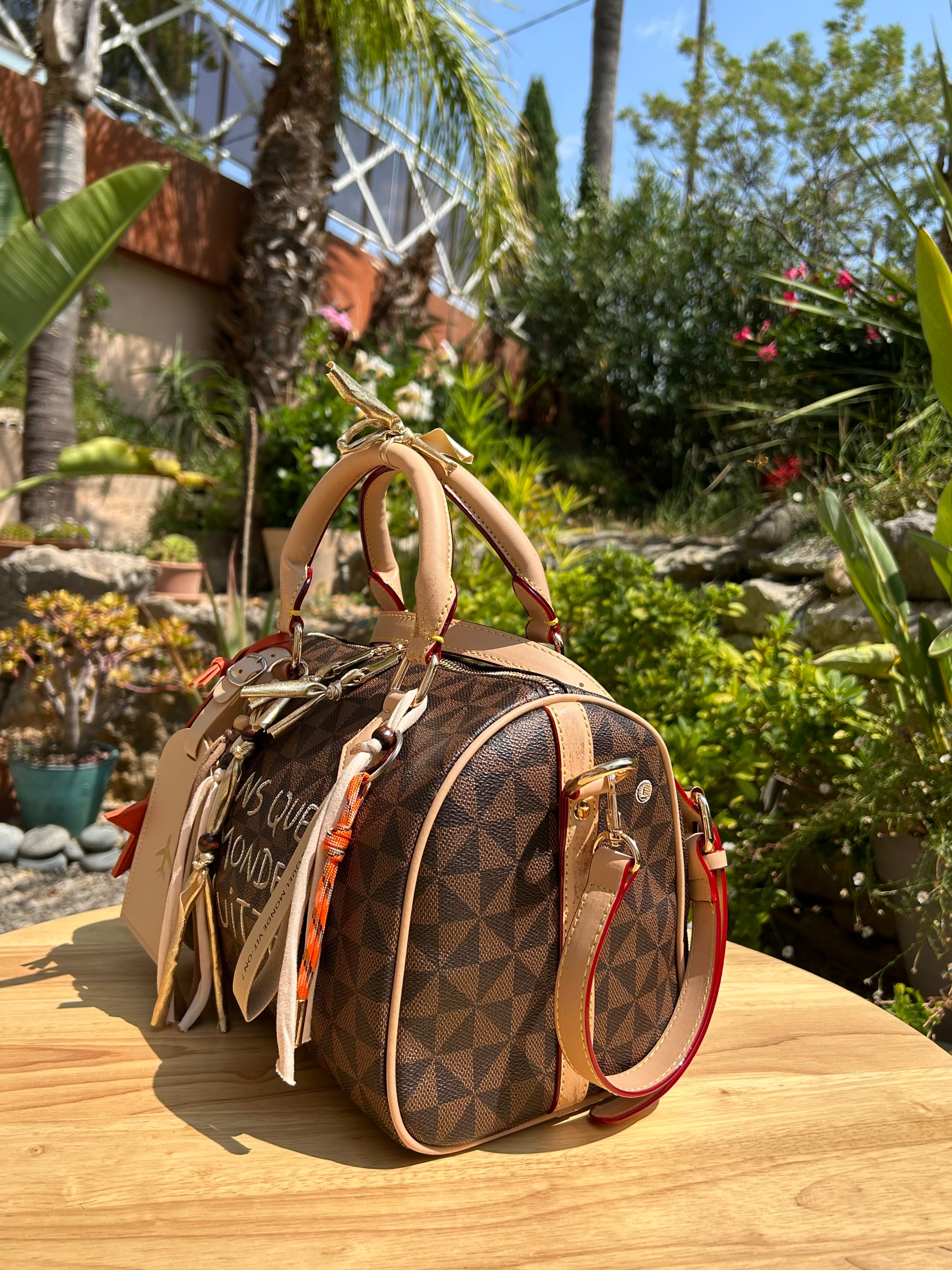 Sac Boston marron DQMV