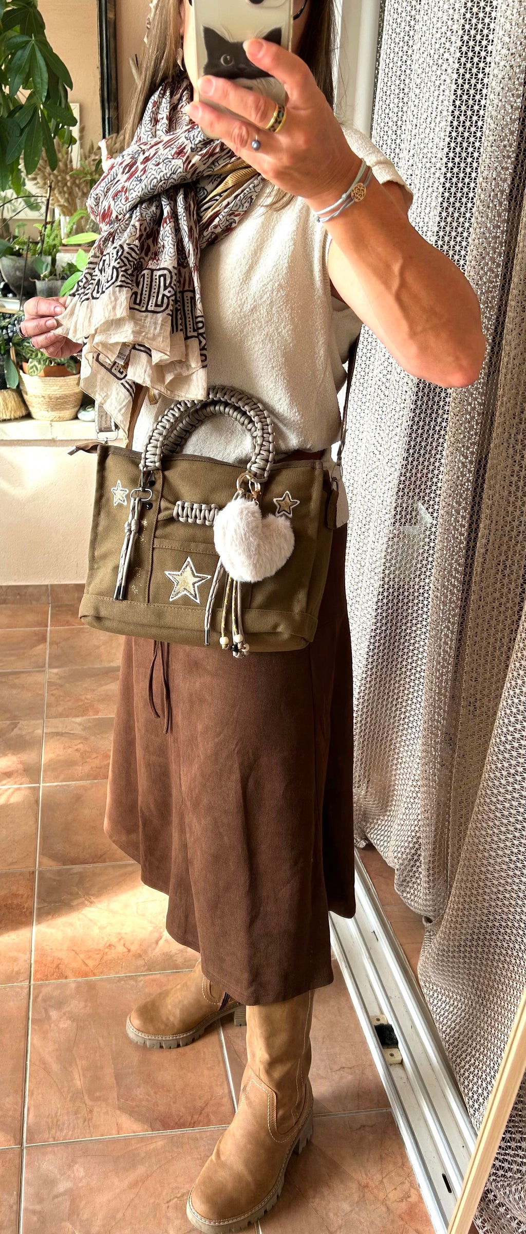 Sac Toile Kaki Étoile