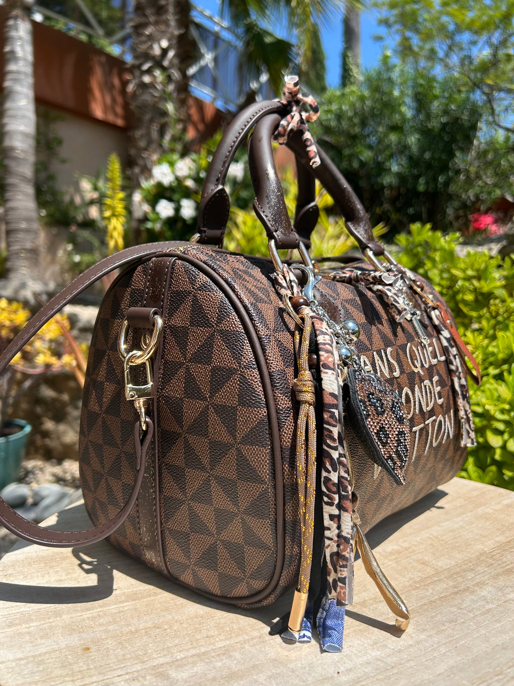 Sac Boston marron DQMV