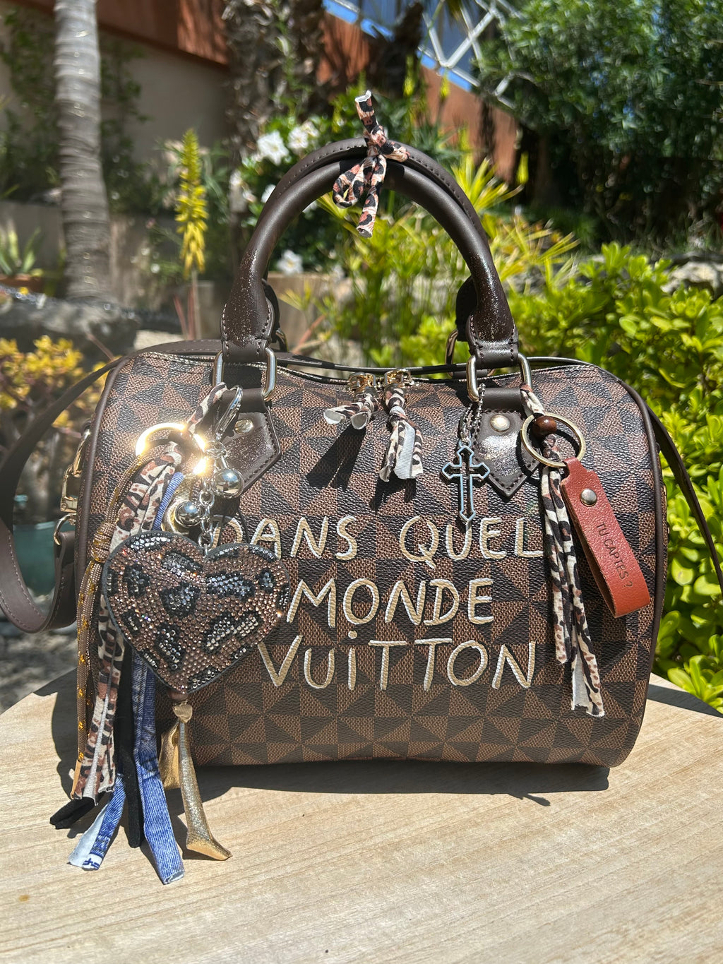 Sac Boston marron DQMV