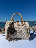 Sac Boston crème DQMV