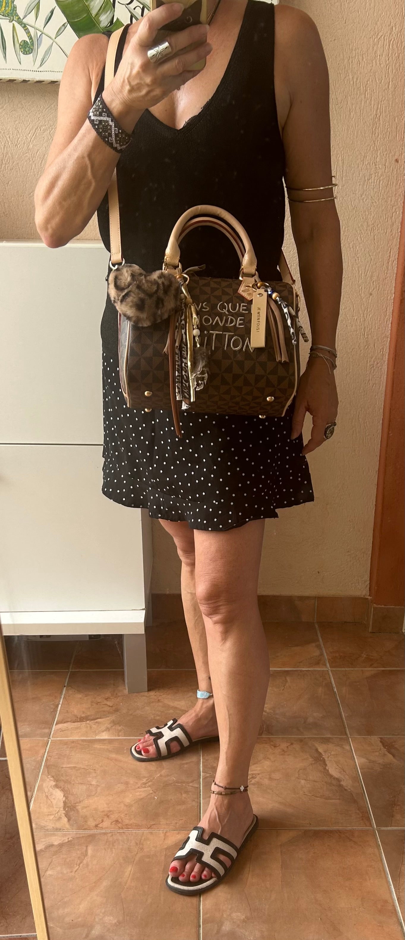 Sac Boston marron DQMV