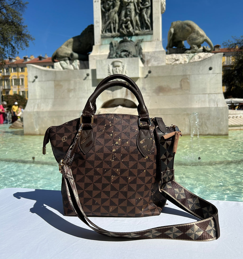 Sac Lilou  marron Art Projections