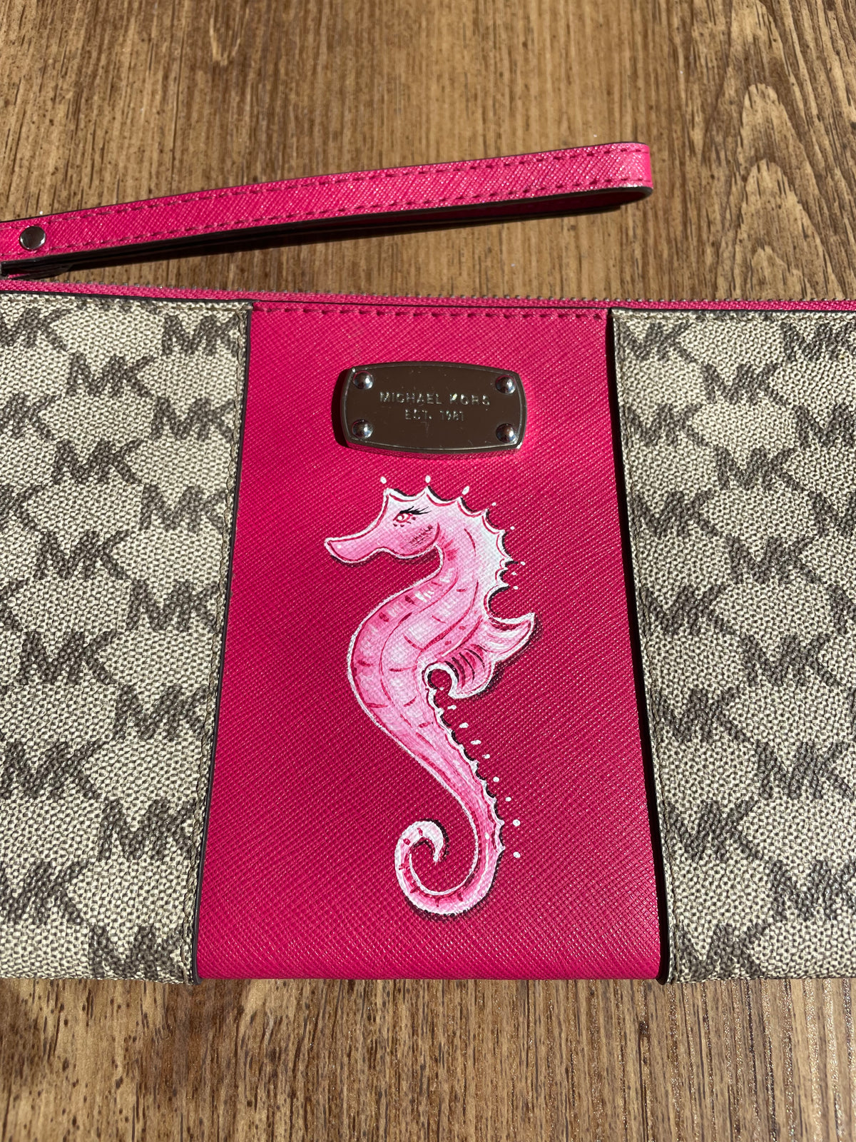 Pochette Michael KORS custom hippocampe