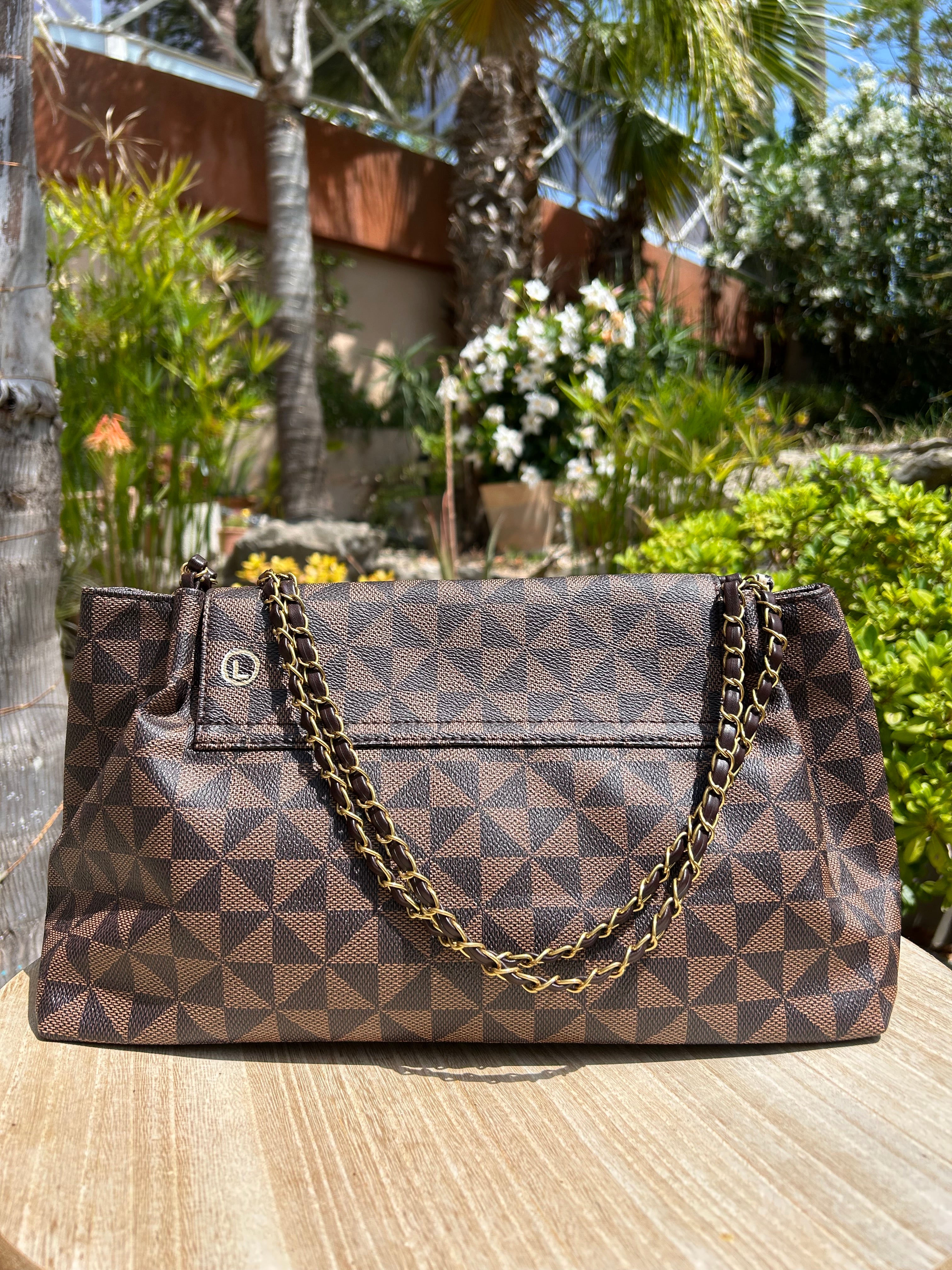 Sac chaînette marron