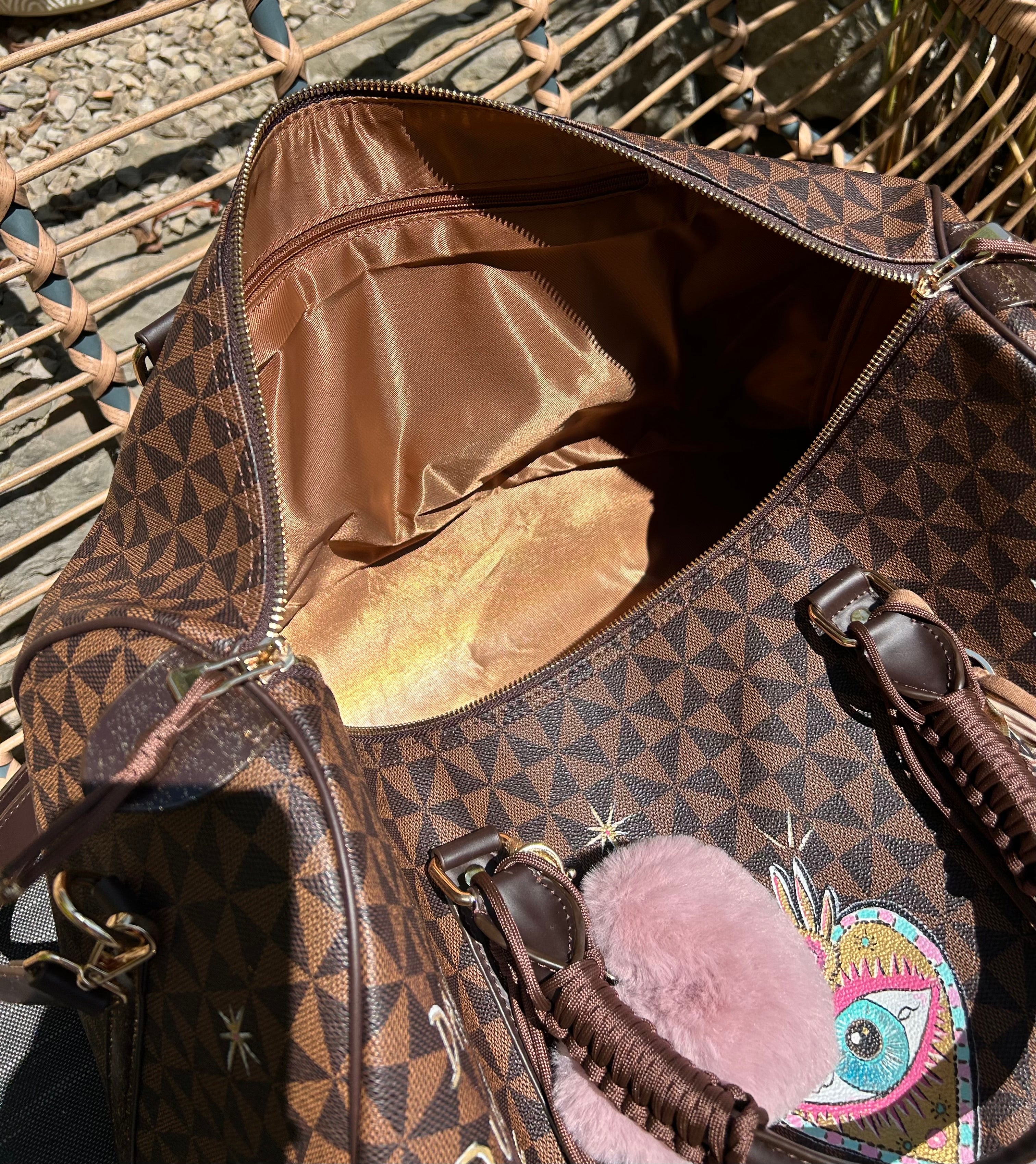 Grand sac voyage CŒUR protecteur
