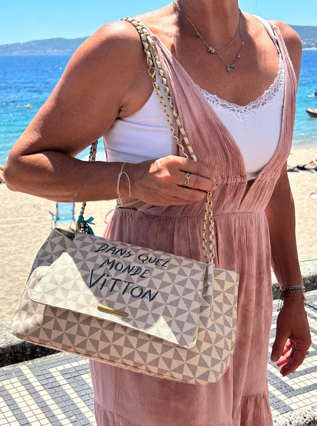 Sac bandoulière chainette