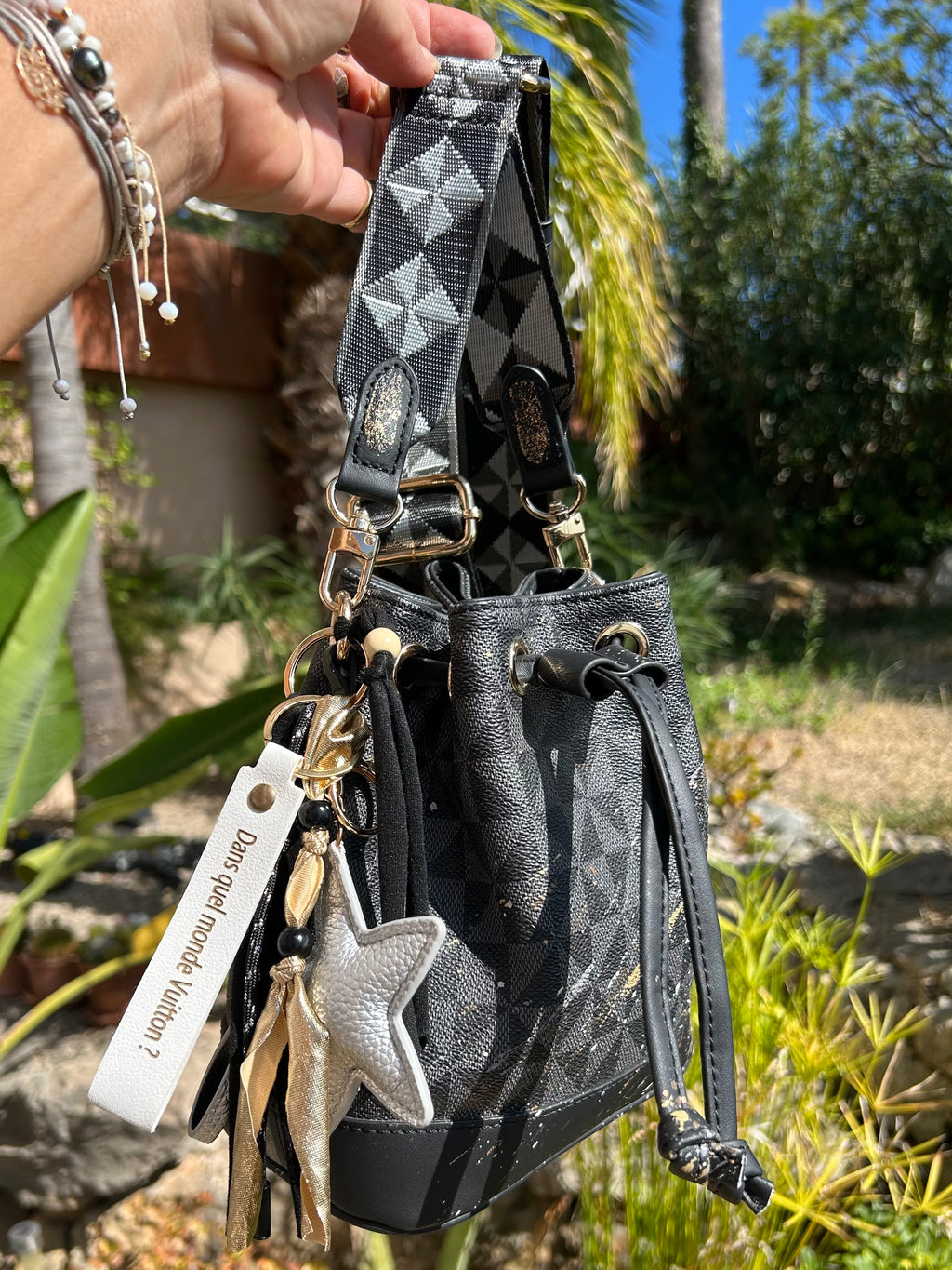 Petit sac noir Pochon