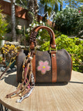 Mini bag fleur Smiley rose