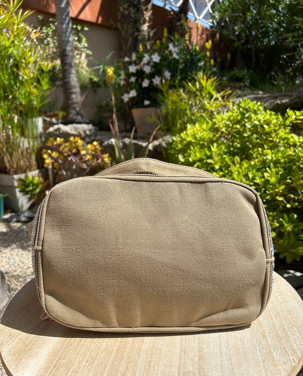 Cabas toile beige étoile