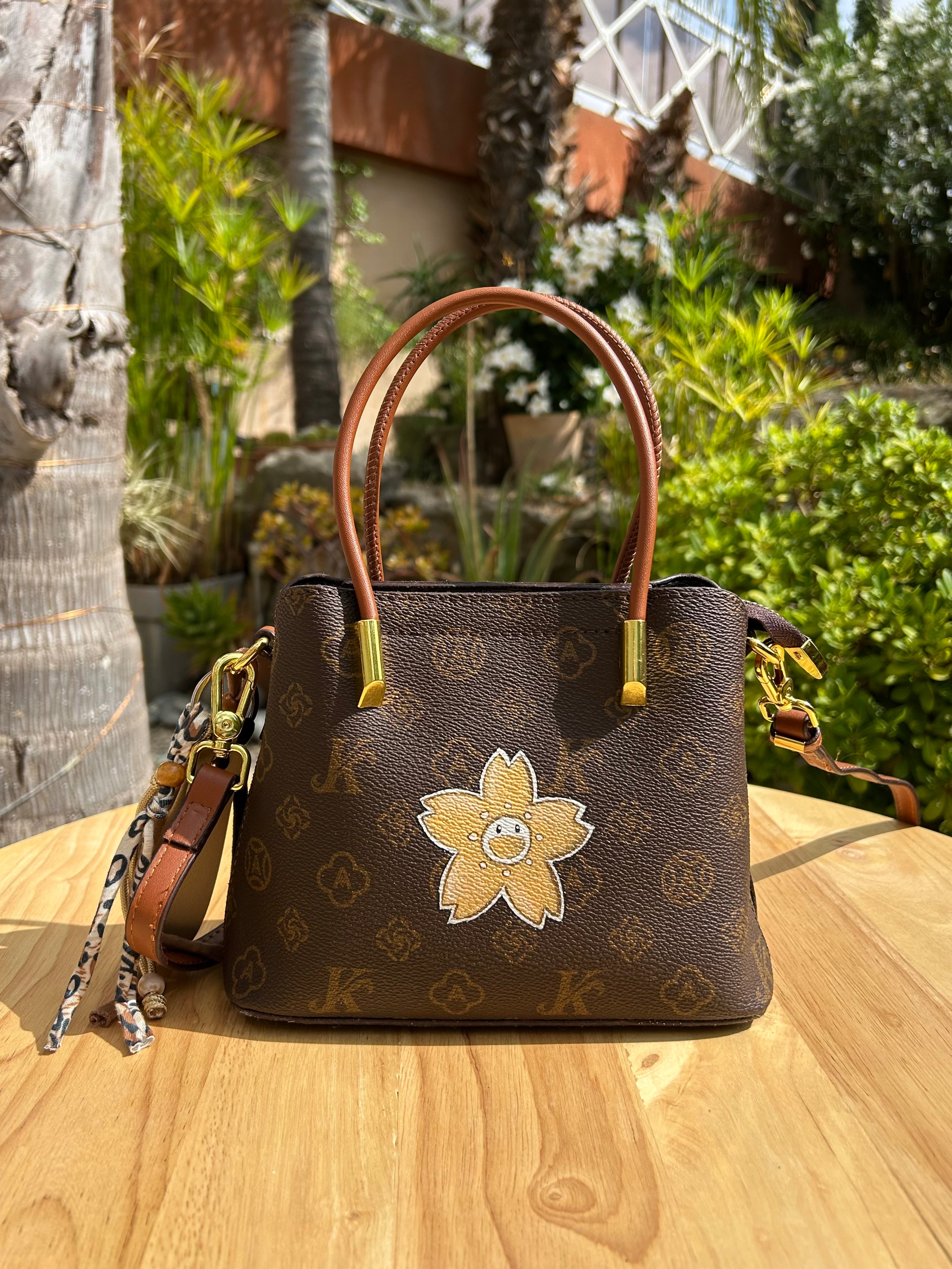 Petit sac gold flower