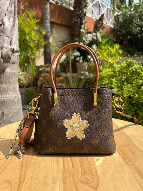 Petit sac gold flower