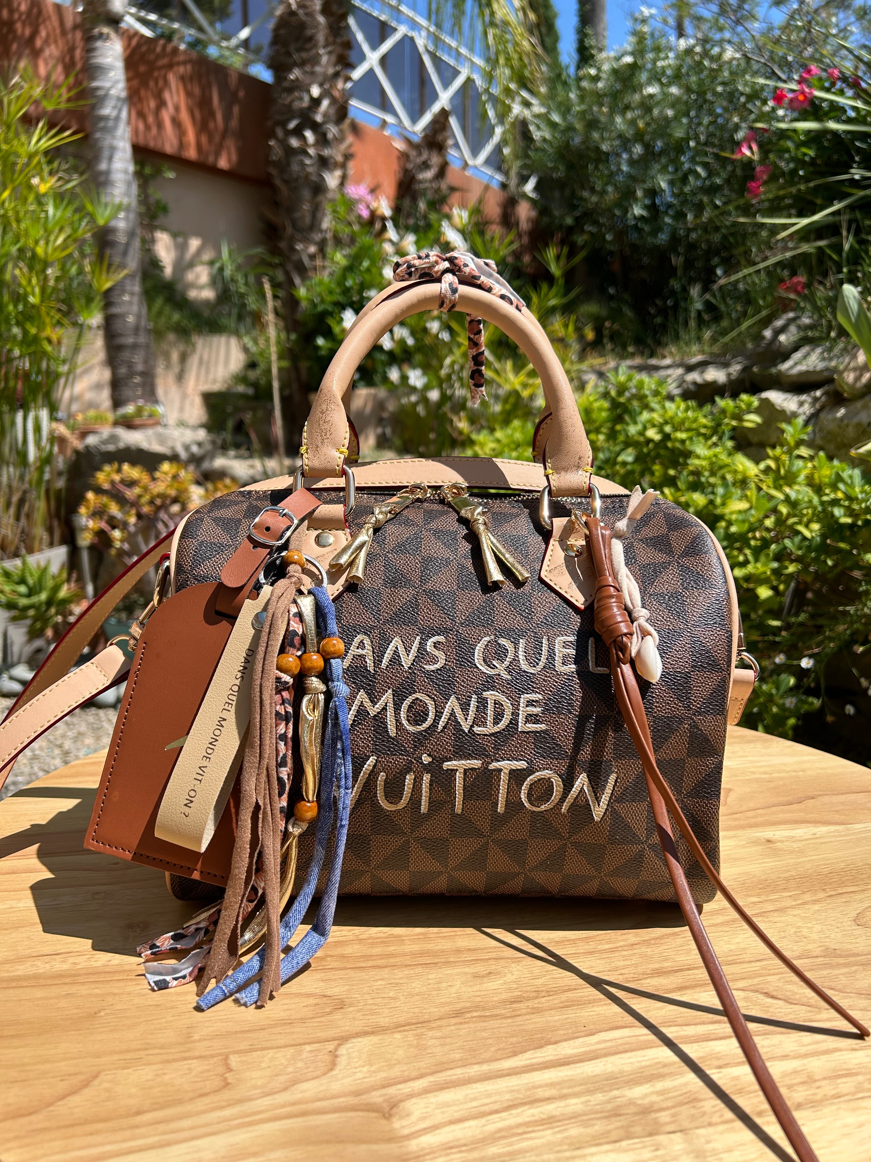 Sac Boston marron DQMV