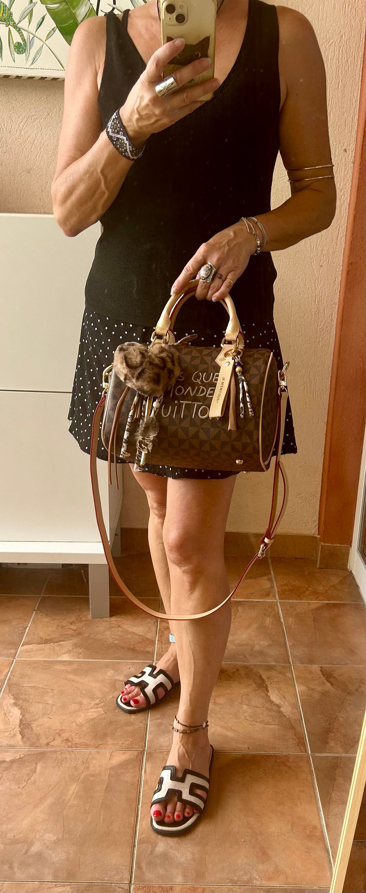 Sac Boston marron DQMV