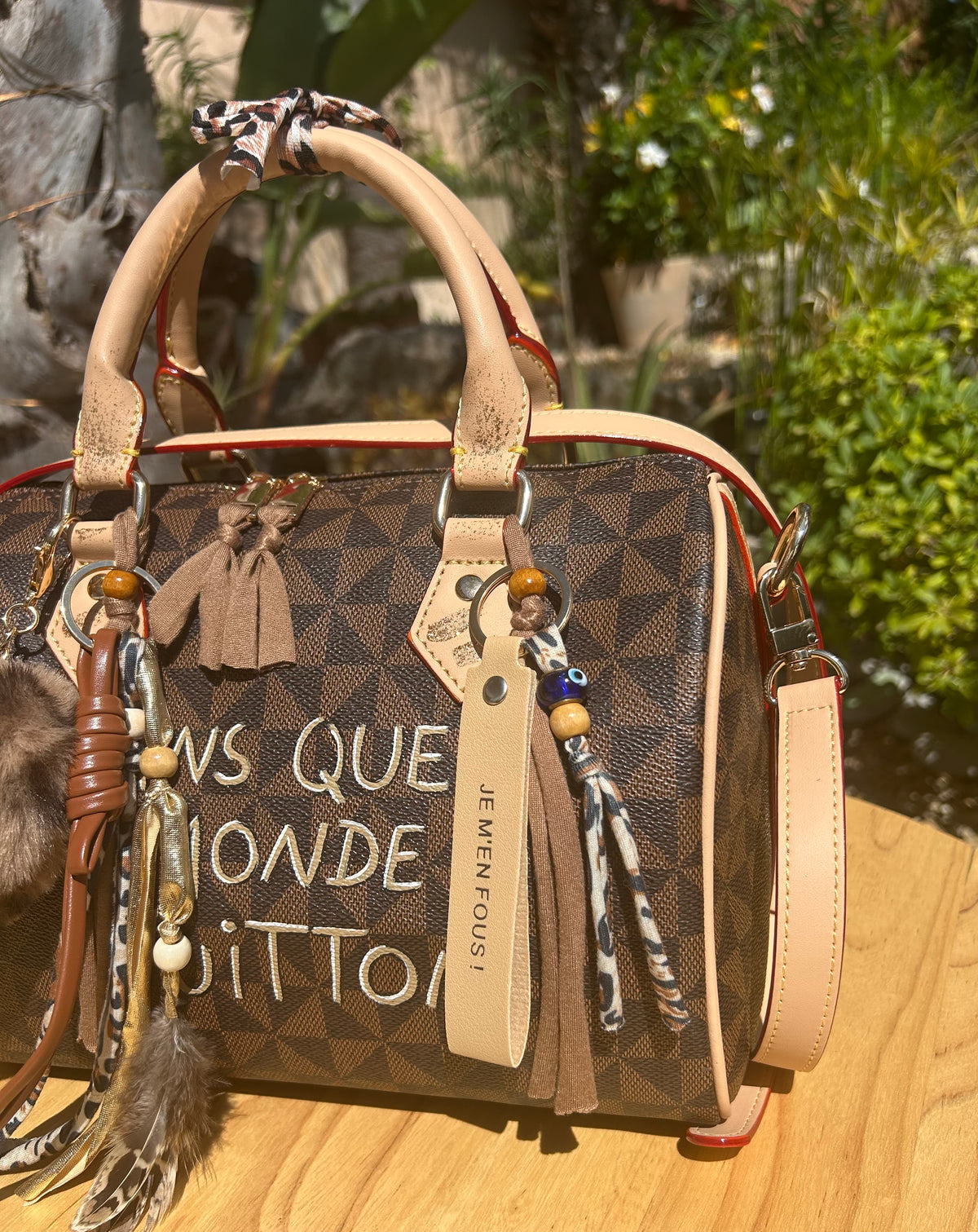 Sac Boston marron DQMV