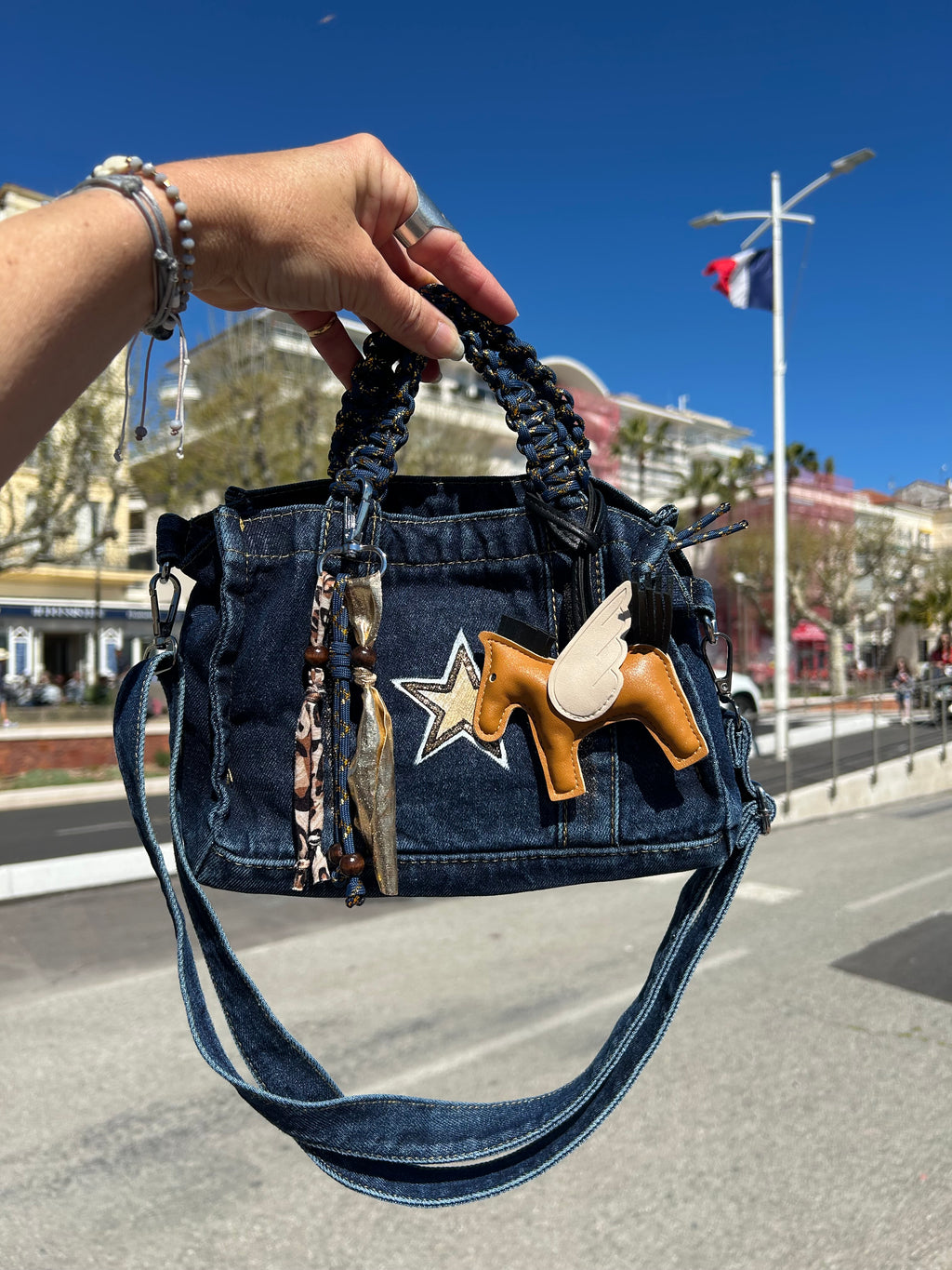 Sac jean MINI cheval foufou