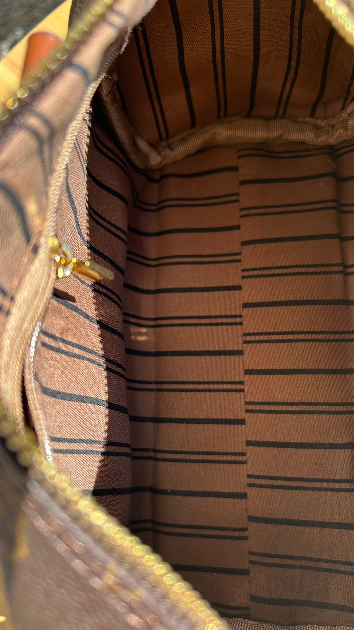 Petit sac Œil - feuille d’or