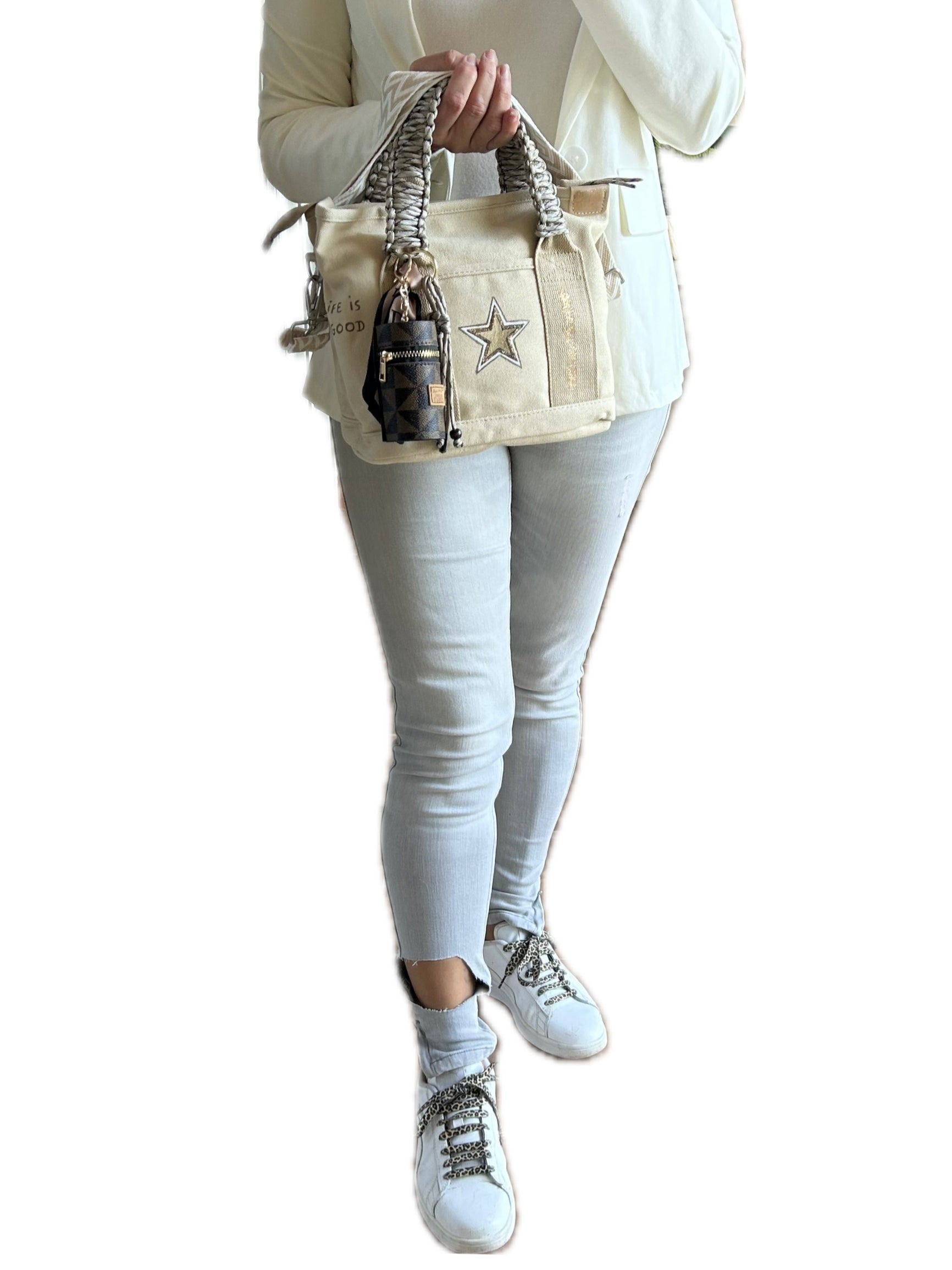 Sac Toile beige Étoile