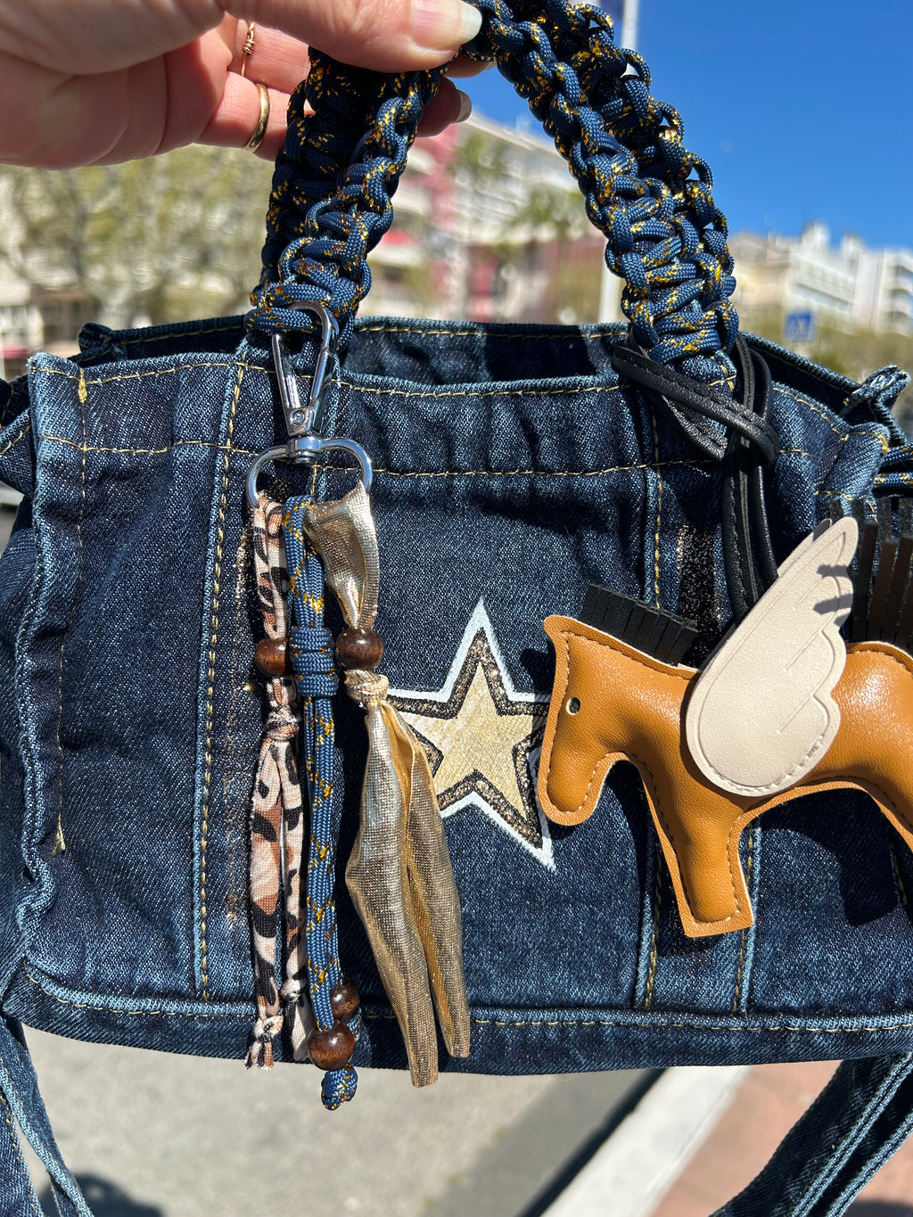 Sac jean MINI cheval foufou