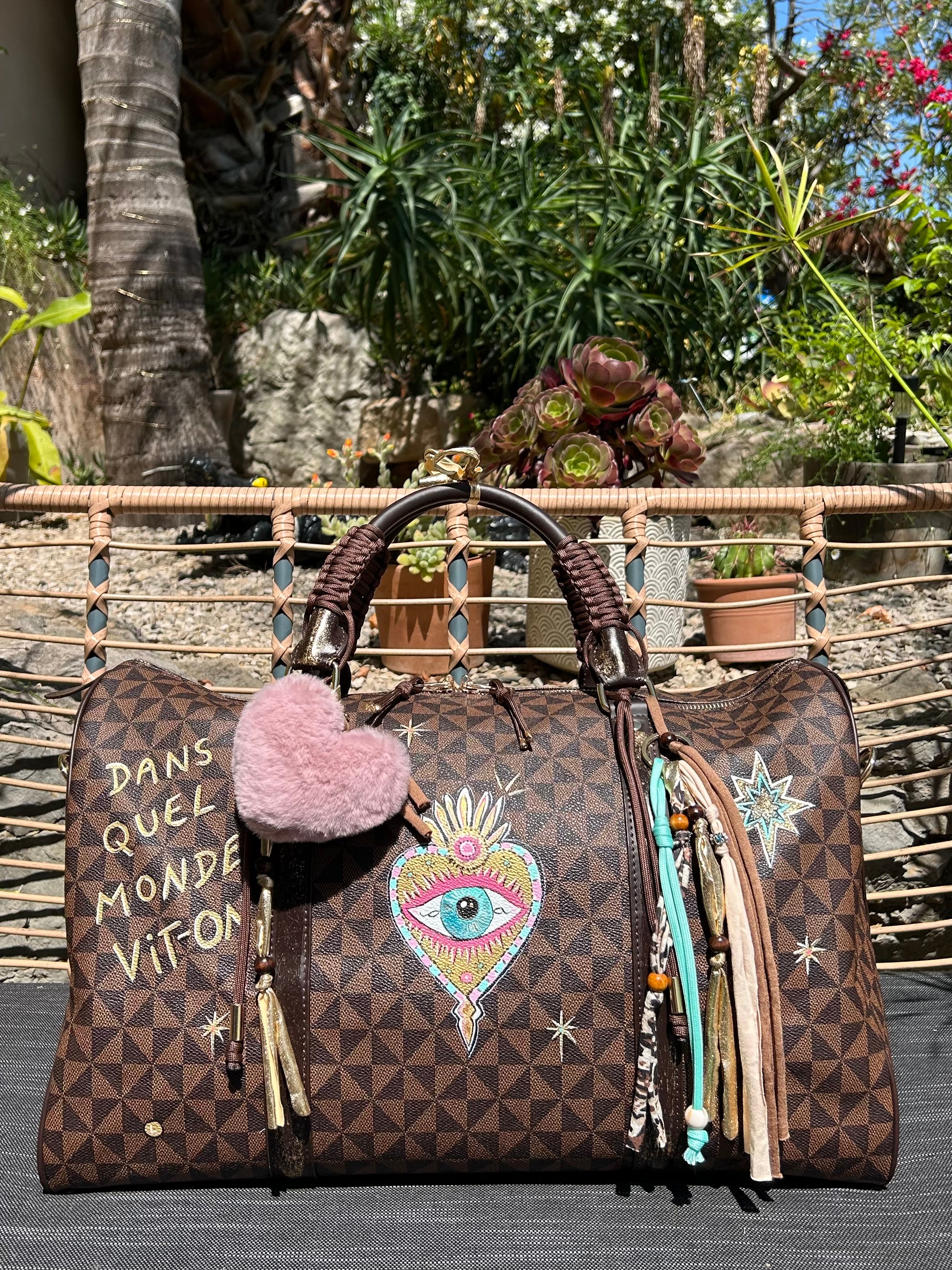 Grand sac voyage CŒUR protecteur
