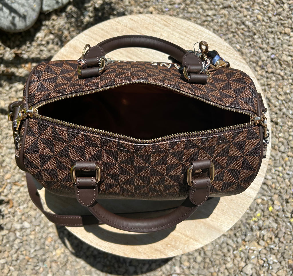 Sac Boston marron DQMV