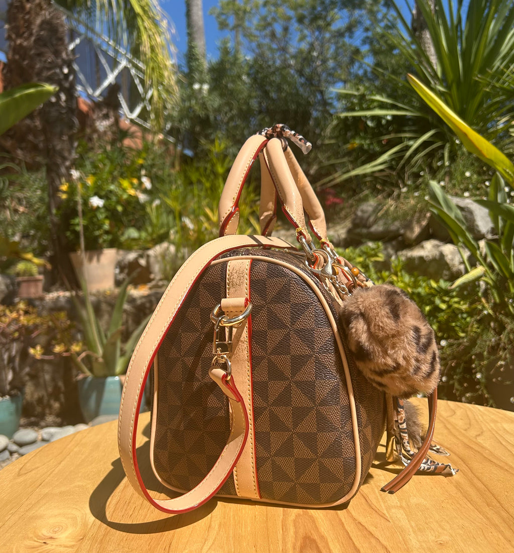 Sac Boston marron DQMV