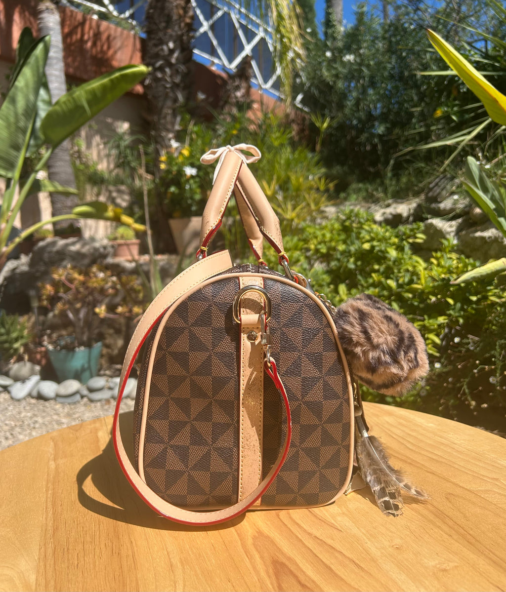 Sac Boston marron DQMV
