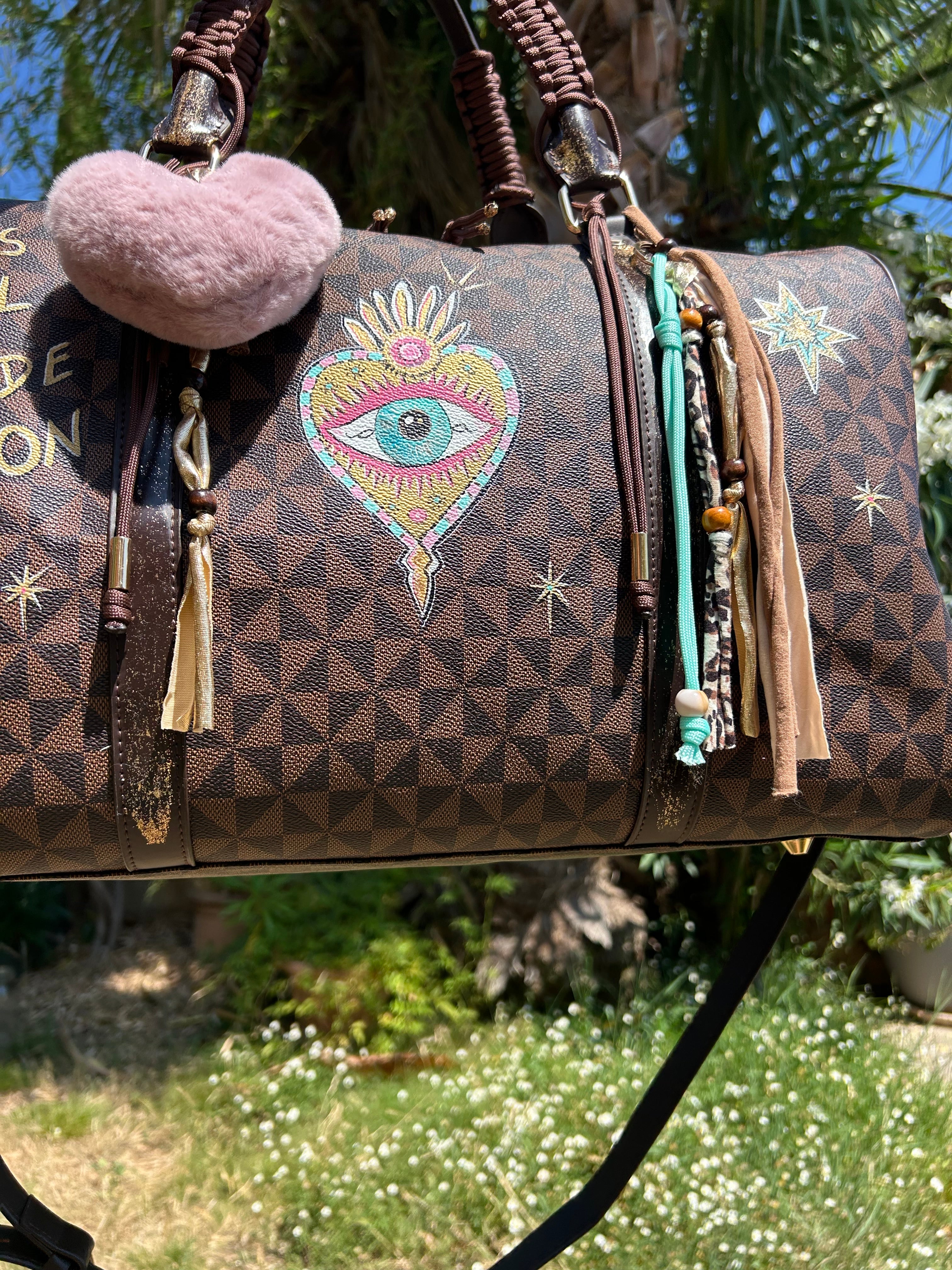 Grand sac voyage CŒUR protecteur