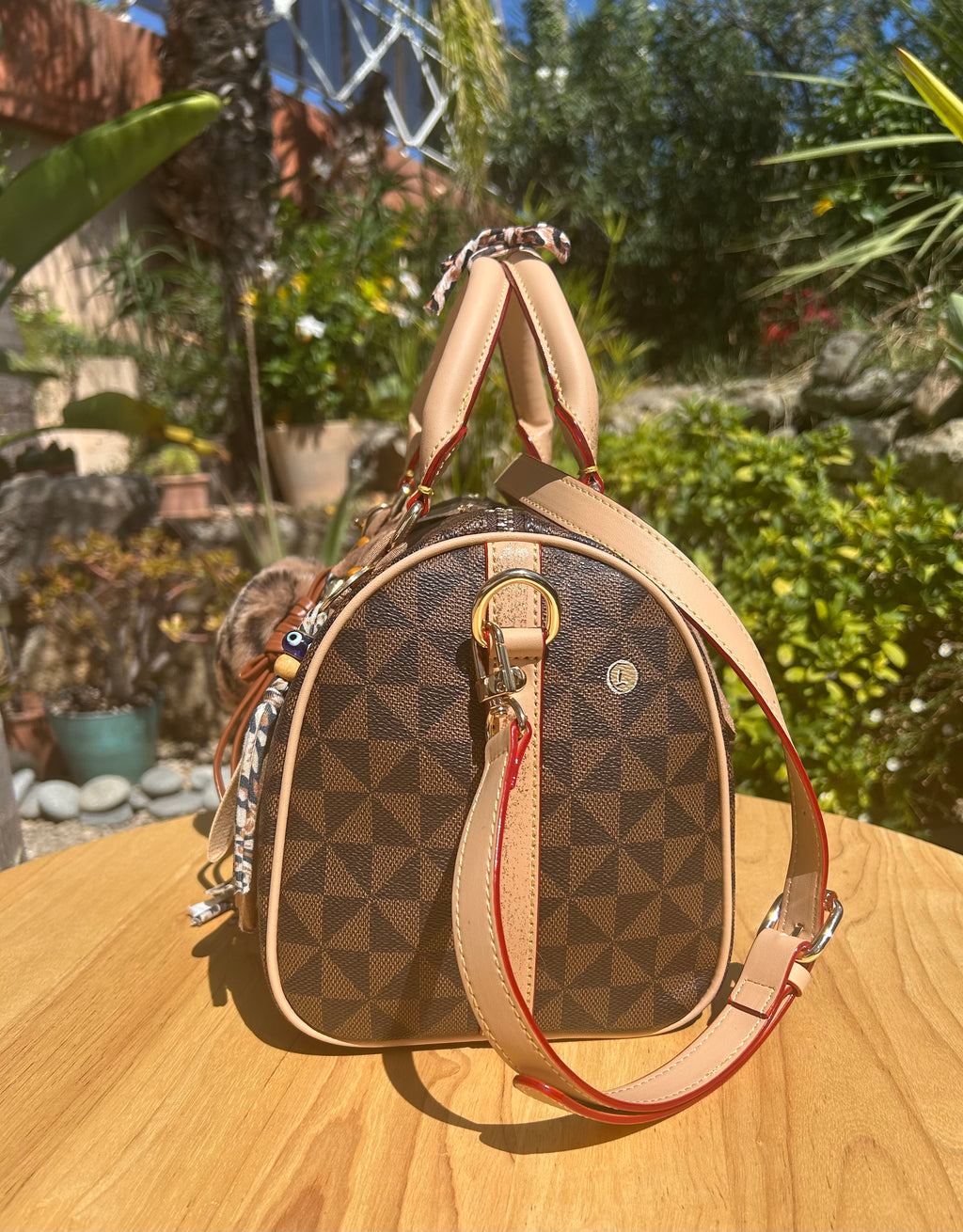 Sac Boston marron DQMV