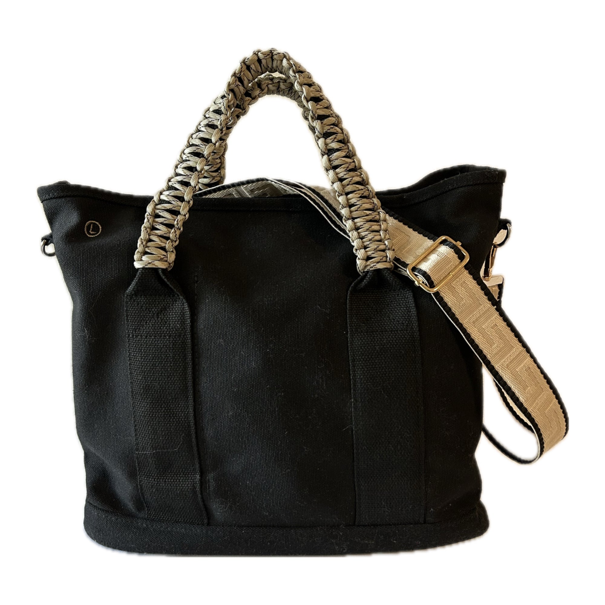 Grand SAC  toile noir DQMV