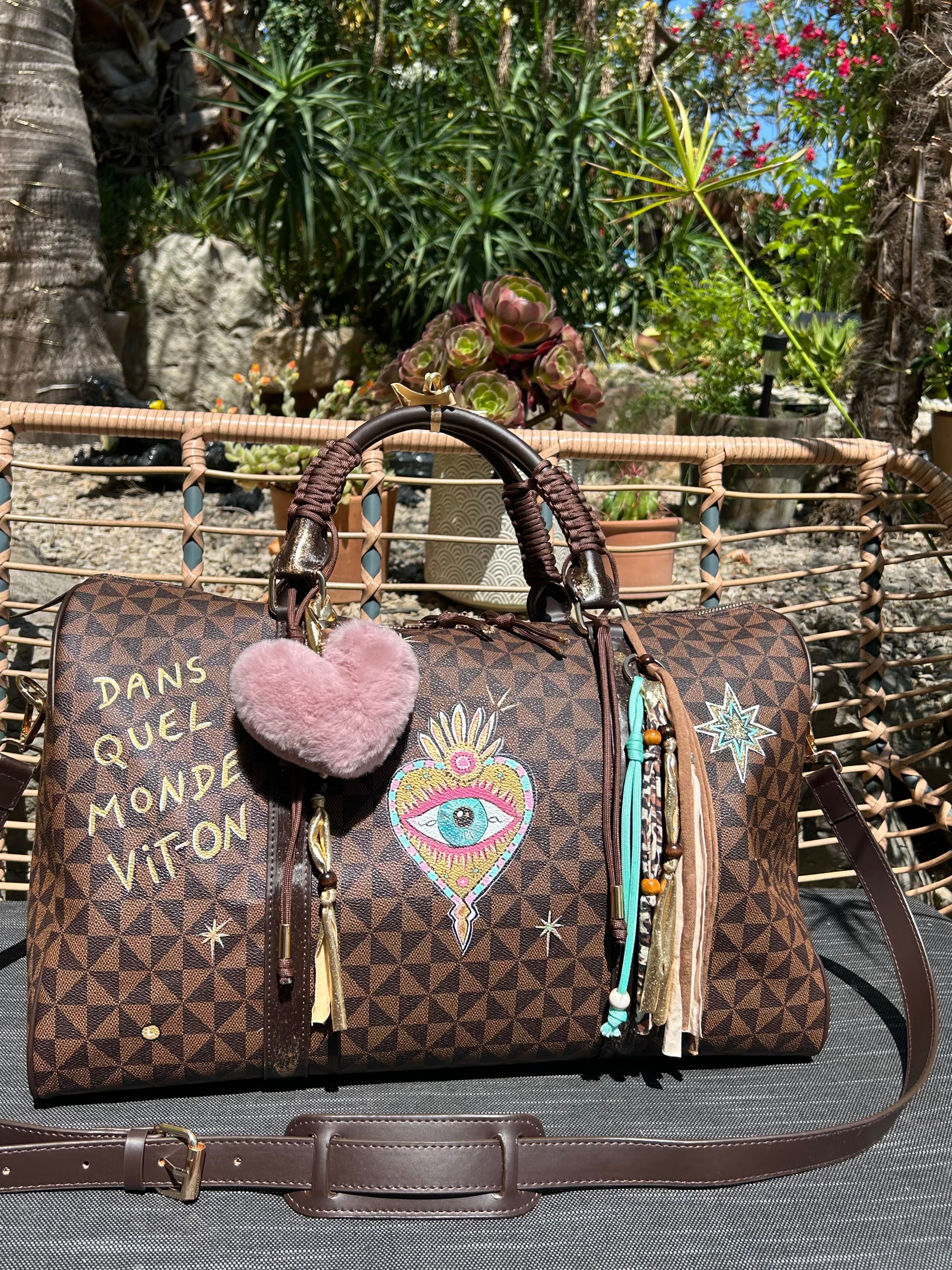Grand sac voyage CŒUR protecteur