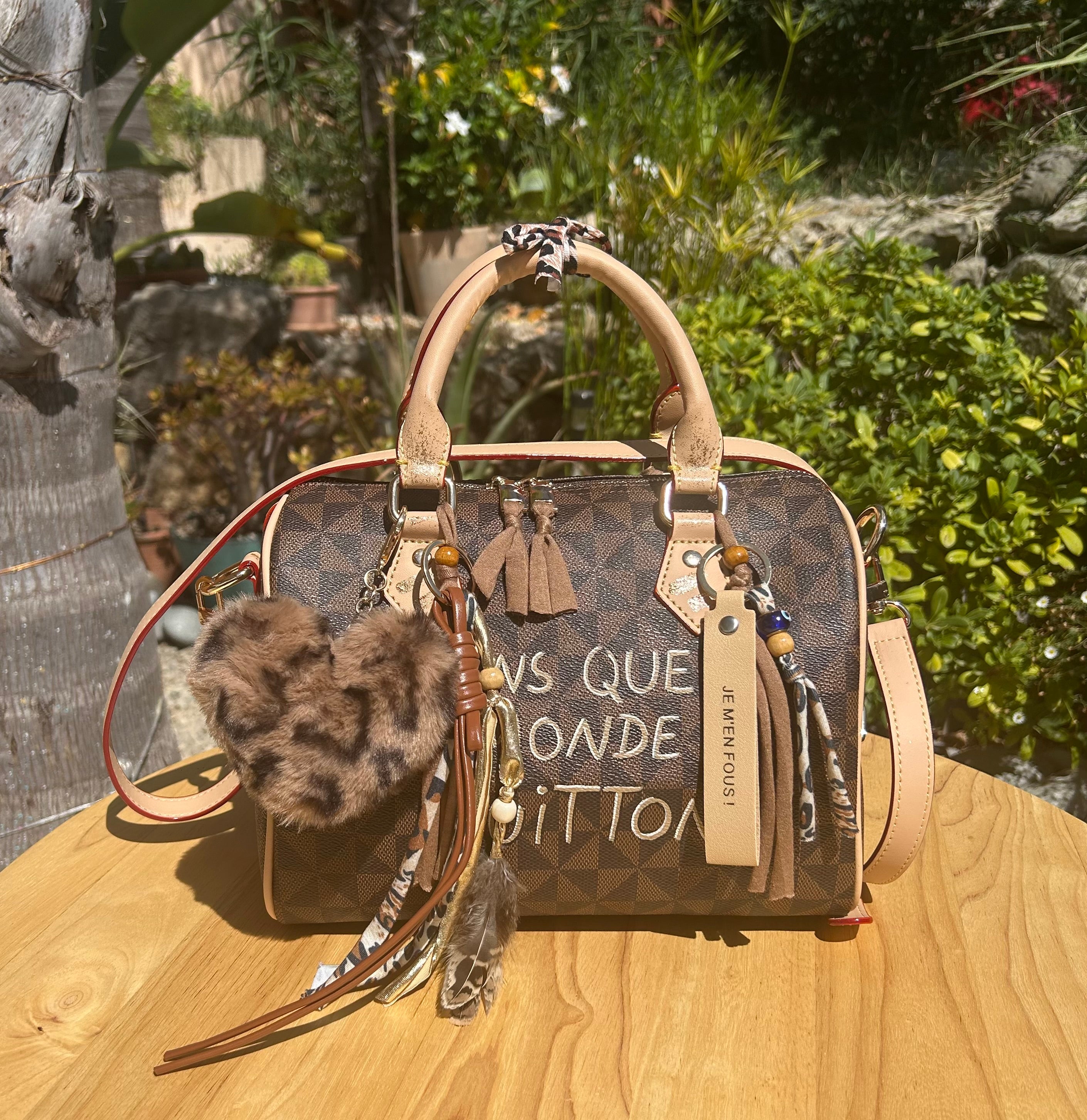 Sac Boston marron DQMV