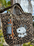Grand SAC toile léopard SNOOP