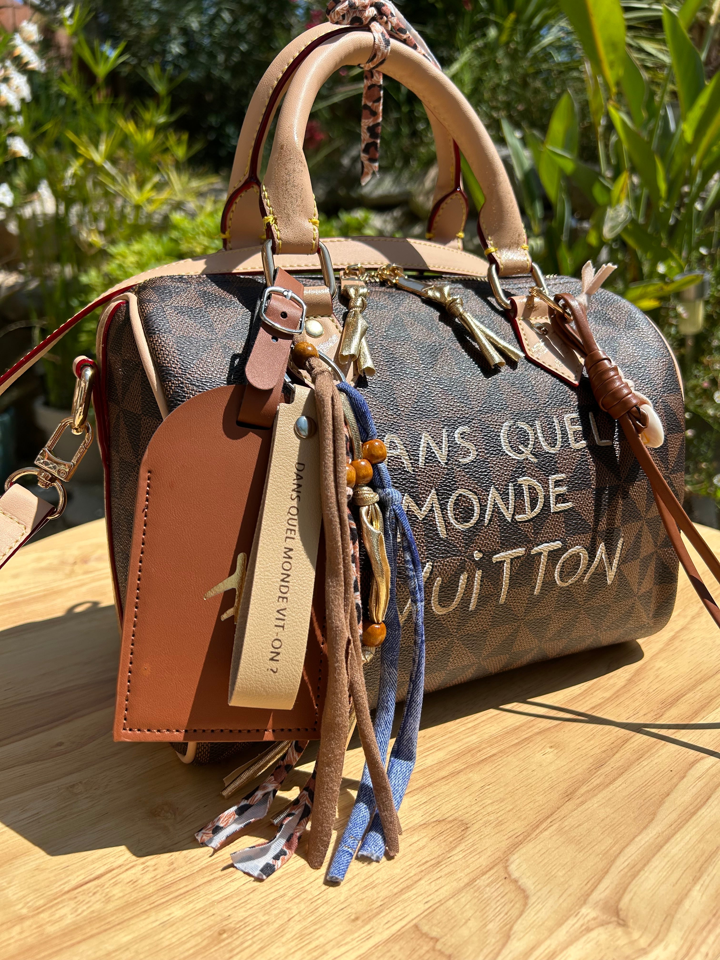 Sac Boston marron DQMV