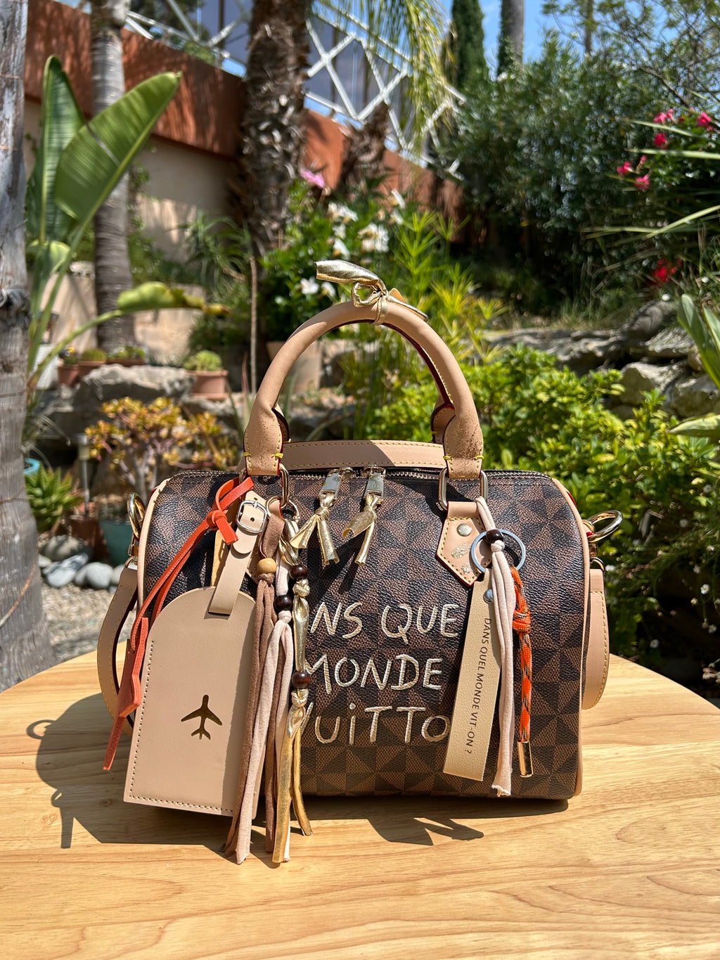 Sac Boston marron DQMV